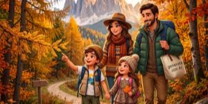 Foliage con bambini in Val di Fiemme
